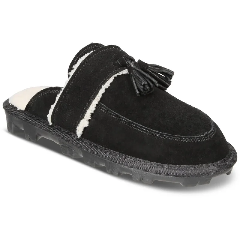 Style & Co. Womens LANEYY Indoor/Outdoor Sole Suede Loafer Slippers