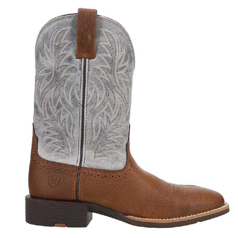 Sport Embroidered Square Toe Cowboy Boots