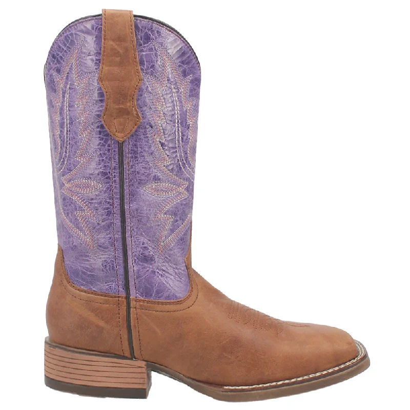 Mara Embroidery Square Toe Cowboy Boots