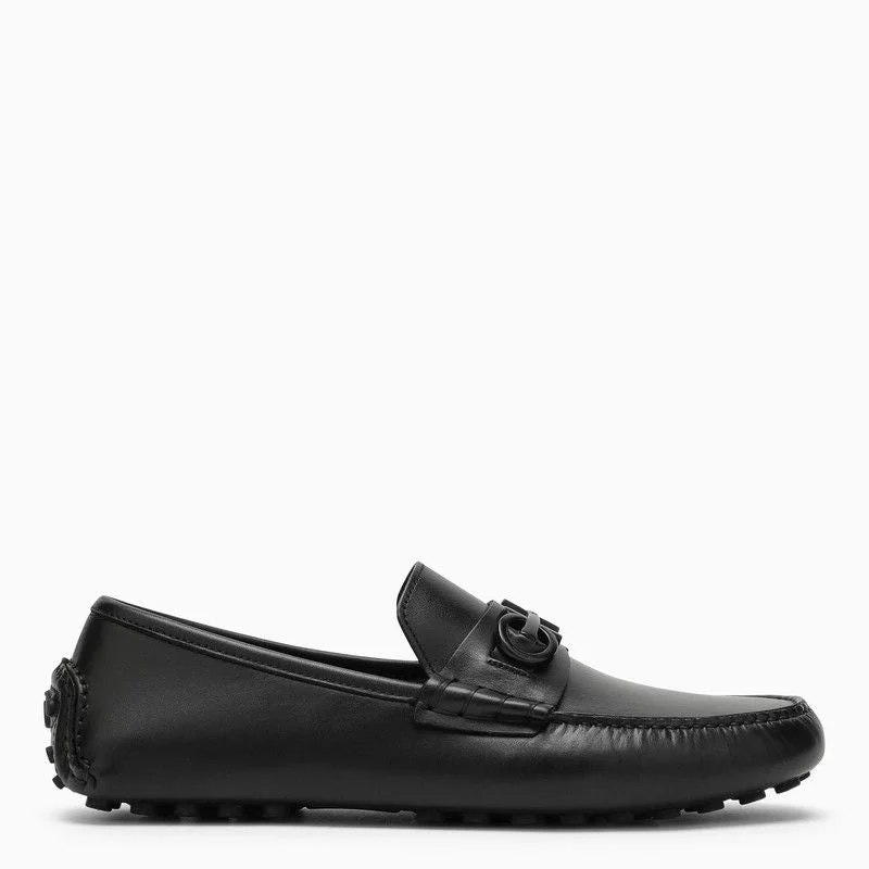 Ferragamo Men's Premium Gancini Hook Loafer