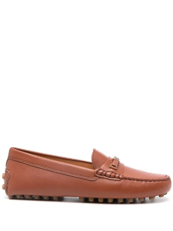 TOD'S Stylish Leather Loafers for Women - Slip-On Comfort