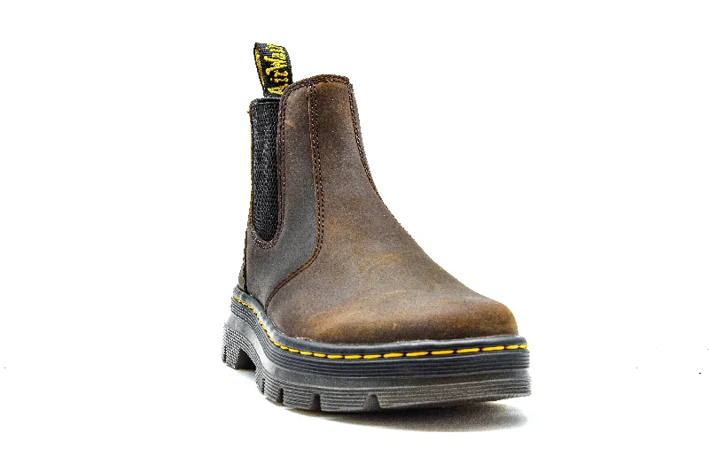 DR. MARTENS EMBURY CRAZY HORSE LEATHER CASUAL BOOTS