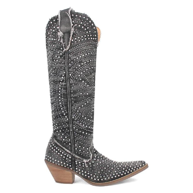 Honkytonk Honey Rhinestone Snip Toe Cowboy Boots