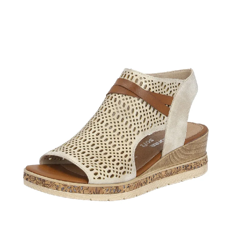 Remonte D3075-60  Ladies Taupe Sandals