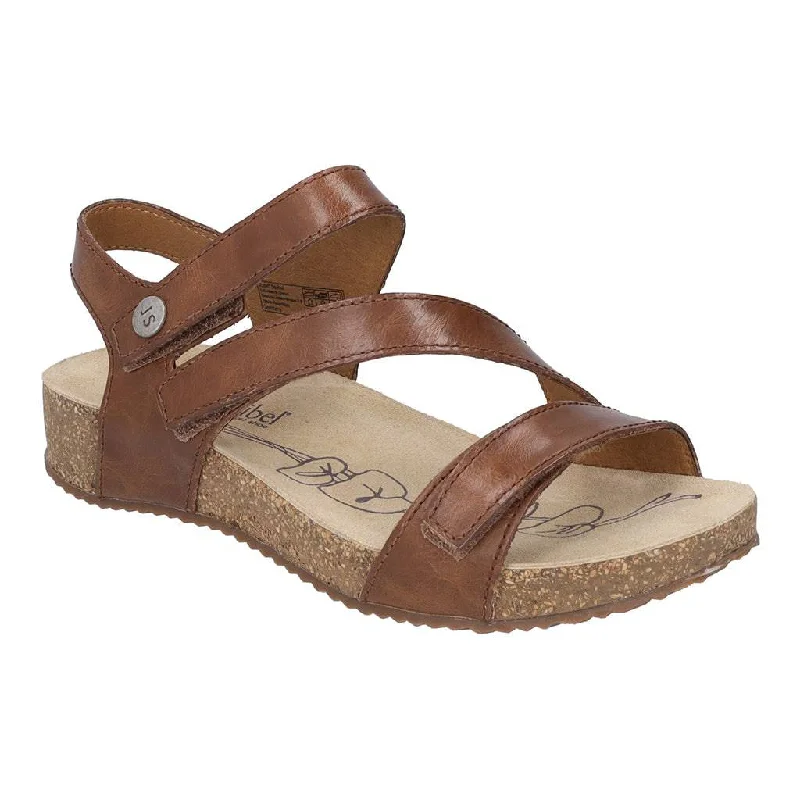 Josef Seibel Tonga 25 Ladies Camel Leather Sandals