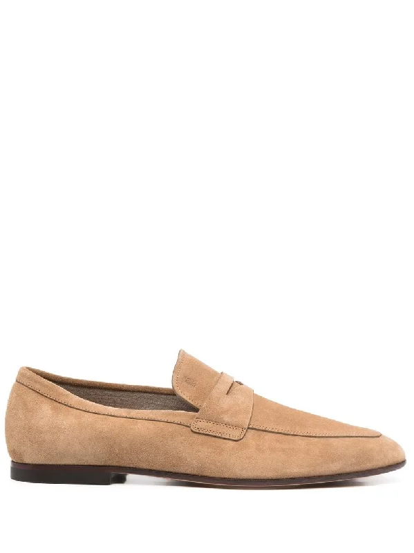 TOD'S Almond Toe Penny Loafers for Men