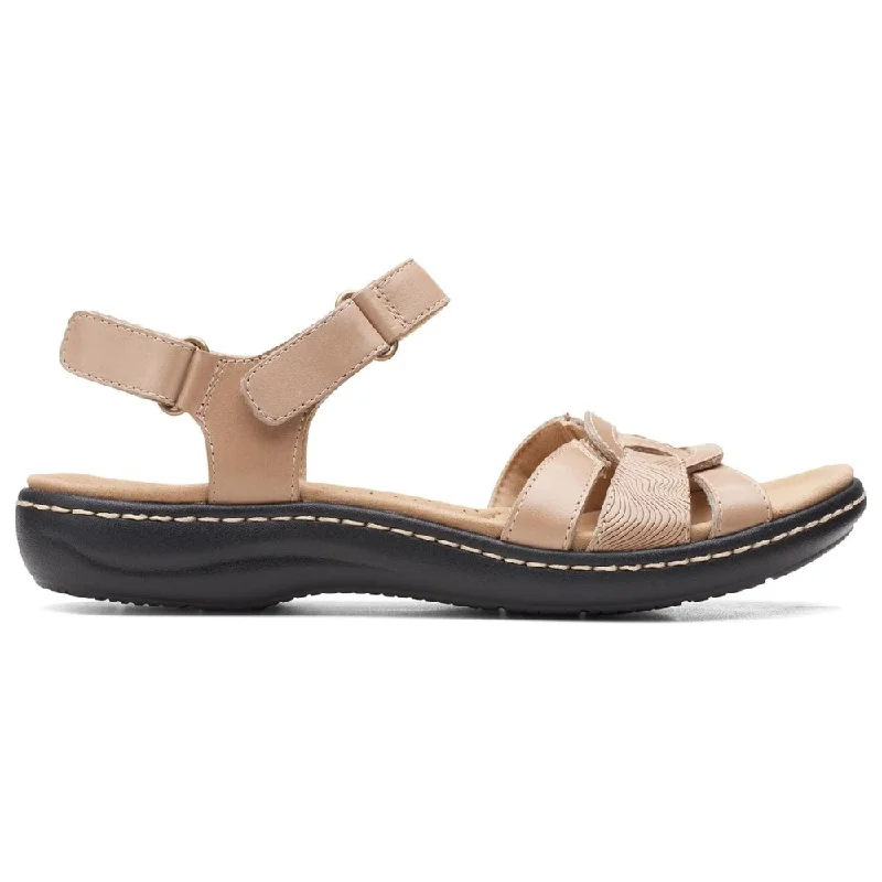 Clarks Laurieann Sela Sand Leather Sandals (Women's)