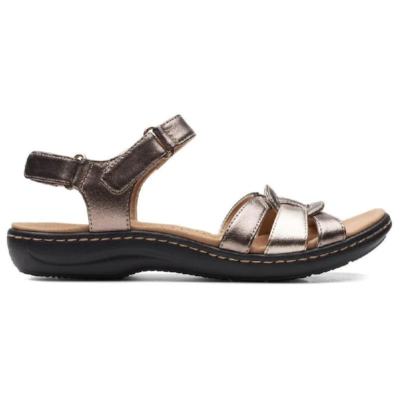 Clarks Laurieann Sela Metallic Leather Sandals (Women's)