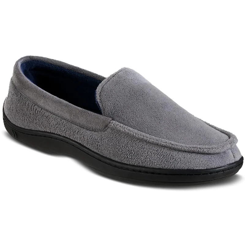 Isotoner Mens Jared Slip On Comfort Loafer Slippers