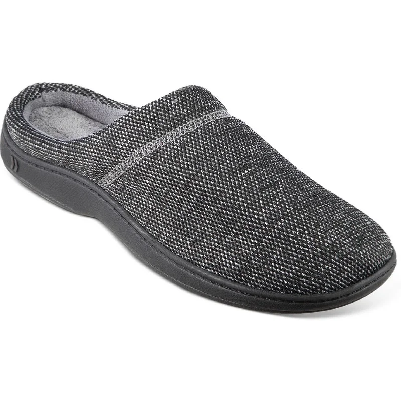 Isotoner Mens Javier Mesh Memory Foam Slide Slippers