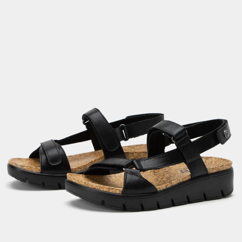 Henna Black Sandal