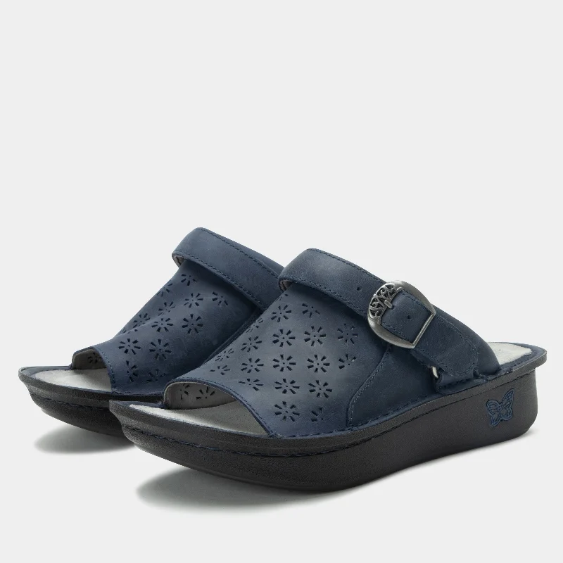 Klover Oiled Navy Sandal