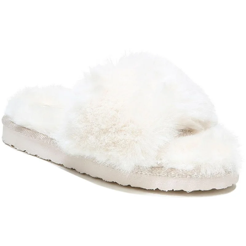 Sam Edelman Womens Jinnie Faux Fur Slip On Slide Slippers