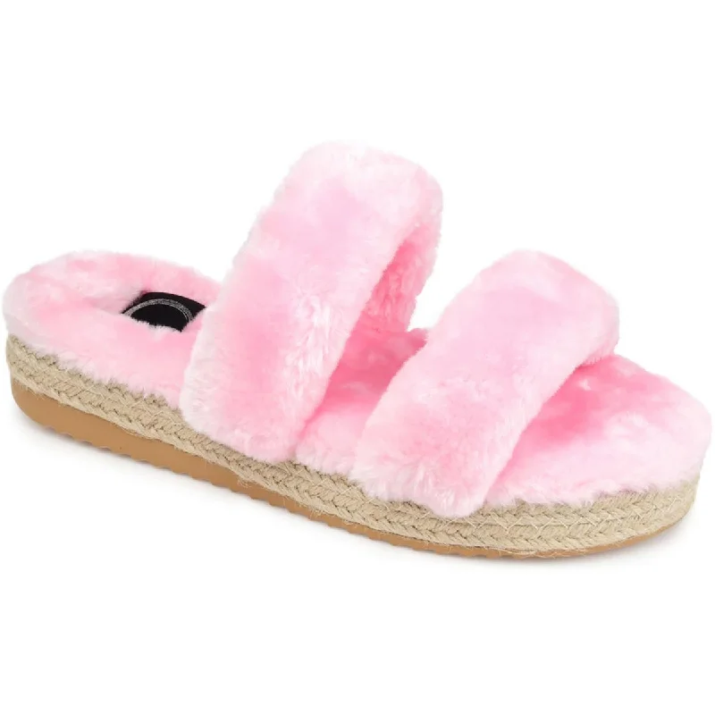 Journee Collection Womens Relaxx Slides Comfort Slide Slippers