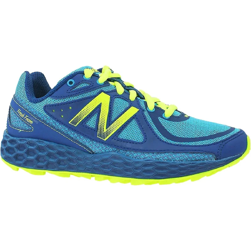 Women's New Balance WTHIERT Fresh Foam Hierro Trail Running Shoes Teal/Green Mesh