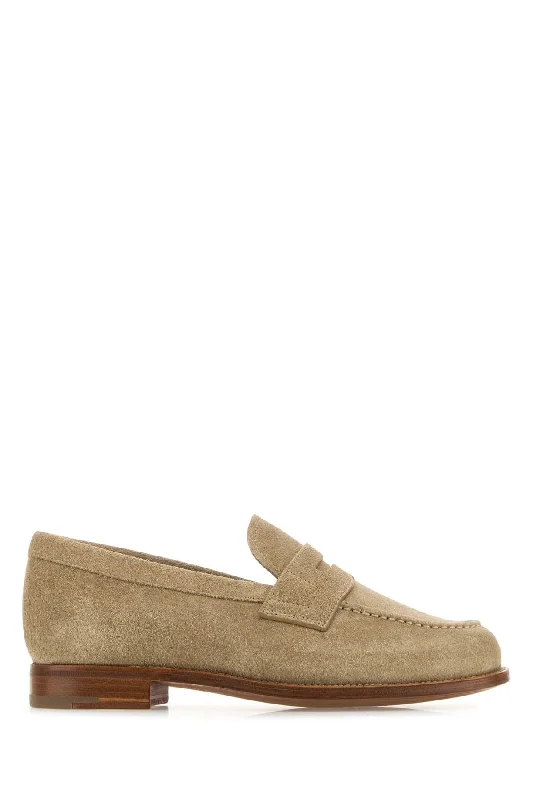 CHURCH'S Elegant Suede W Loafers