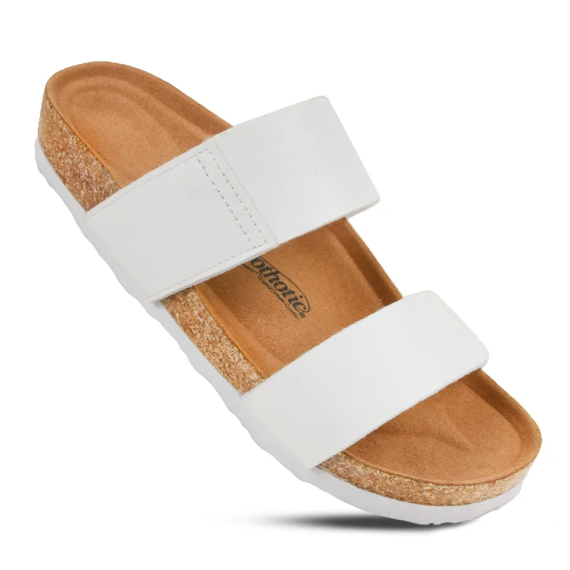 Aerothotic - Zen Cork Footbed Women Summer Slide Sandals