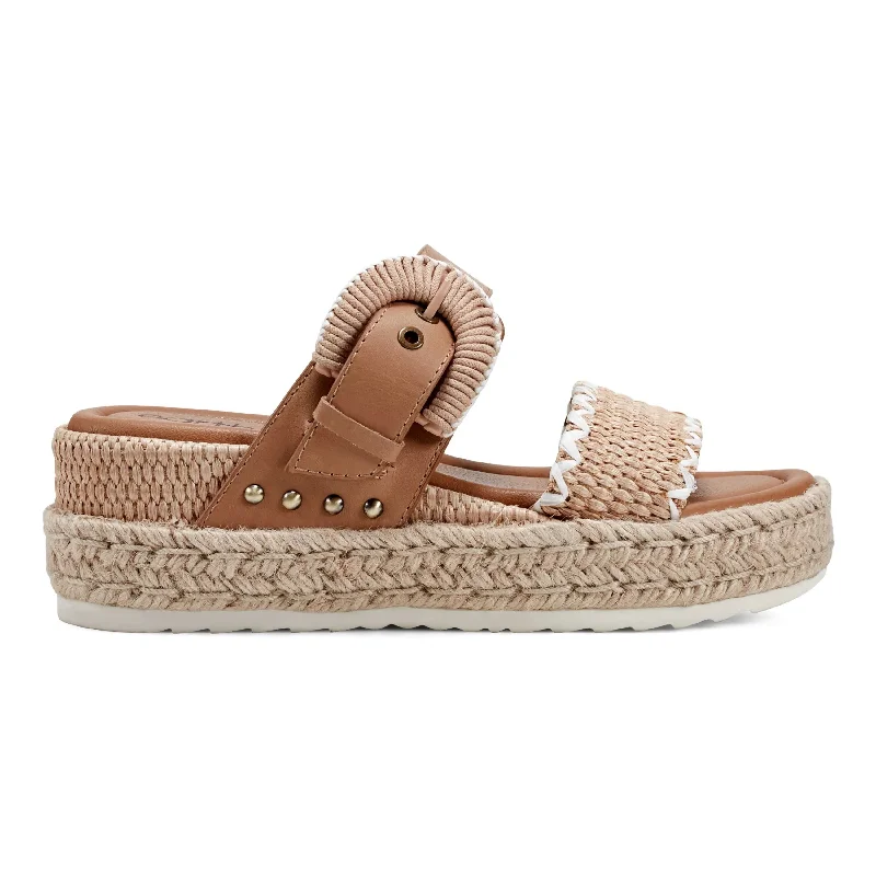 Colla Platform Wedge Slip-On Sandals