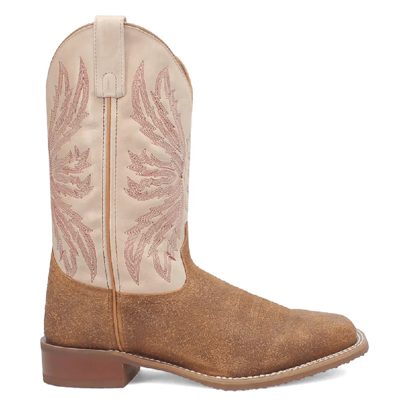 Chet Embroidered Square Toe Cowboy Boots