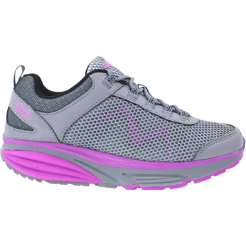 Women's MBT Colorado 17 Grey/Purple Synthetic/Mesh