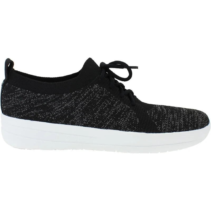 Women's Fit Flop F-Sporty Uberknit Sneakers Black Nylon