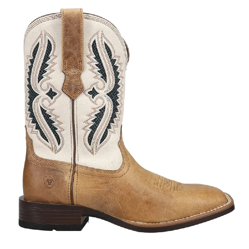 Rowder Venttek 360 Embroidered Tool-Inlayed Square Toe Cowboy Boots