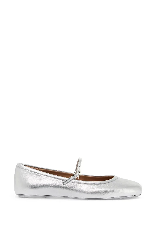 GIANVITO ROSSI Mini Ballet Flats with Adjustable Strap