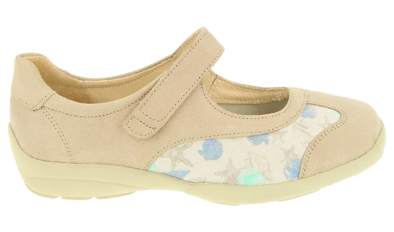 Beige Nubuck / Shell Stretch