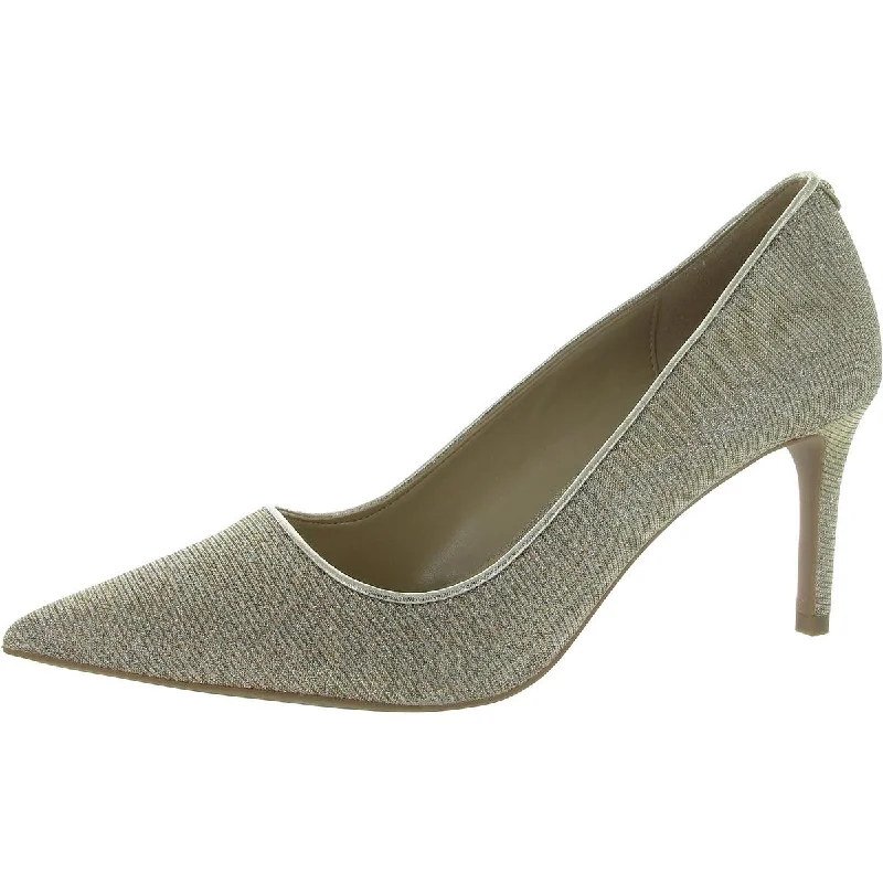 Alina Flex Womens Metallic Mesh Pumps