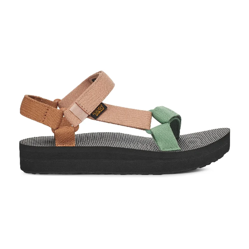 Teva Midform Universal Ladies Clay Multi Vegan Touch Fastening Sandals