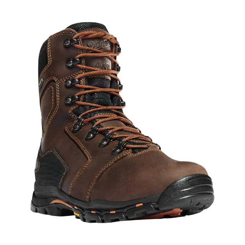 Danner Men's Vicious 8 Inch Insulated 400G Composite Toe Work Boot - Brown