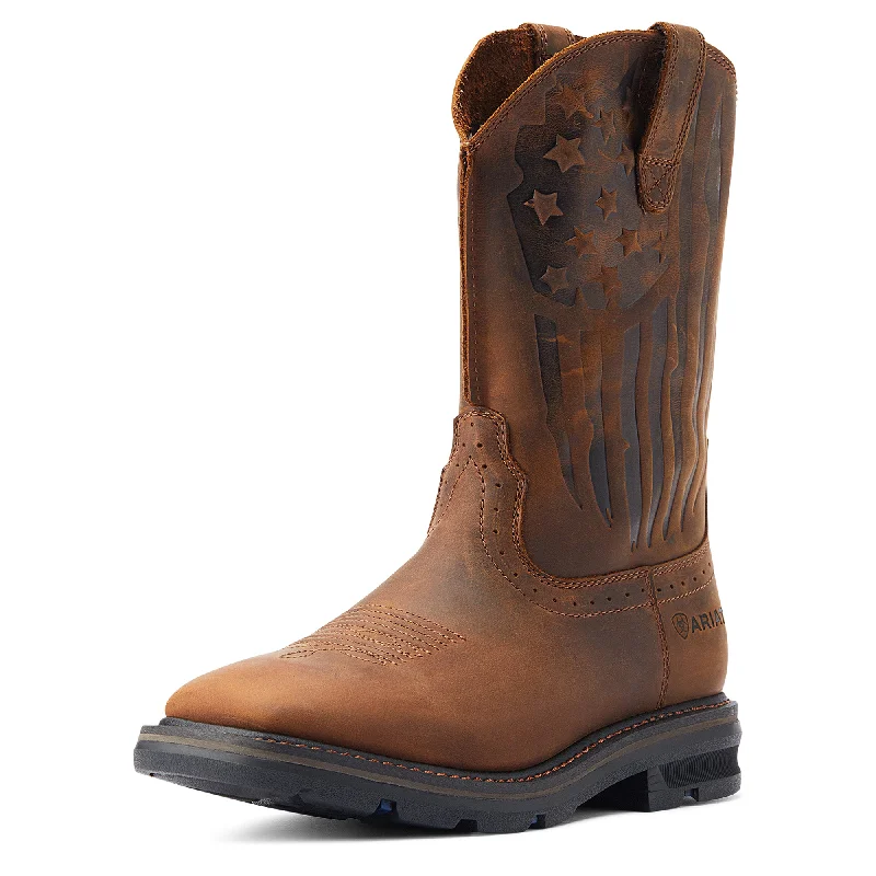 Men's Sierra Shock Shield Patriot Work Boot