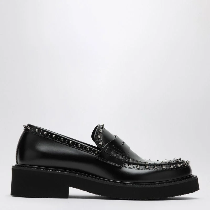 VALENTINO GARAVANI Men's GentleGlam Loafer with Mini Studs