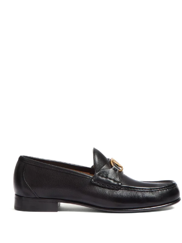 VALENTINO GARAVANI Signature Leather Loafers