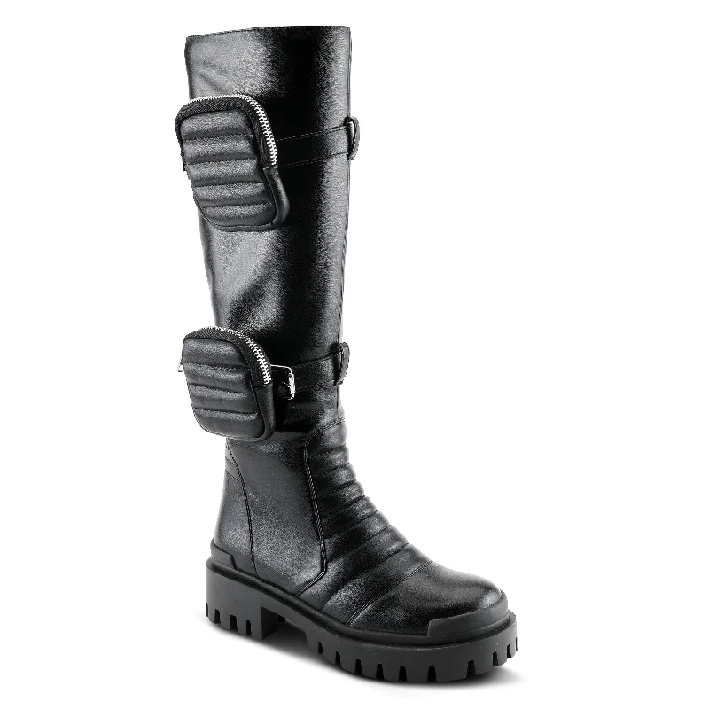 AZURA MOTOPUNK TALL BOOTS