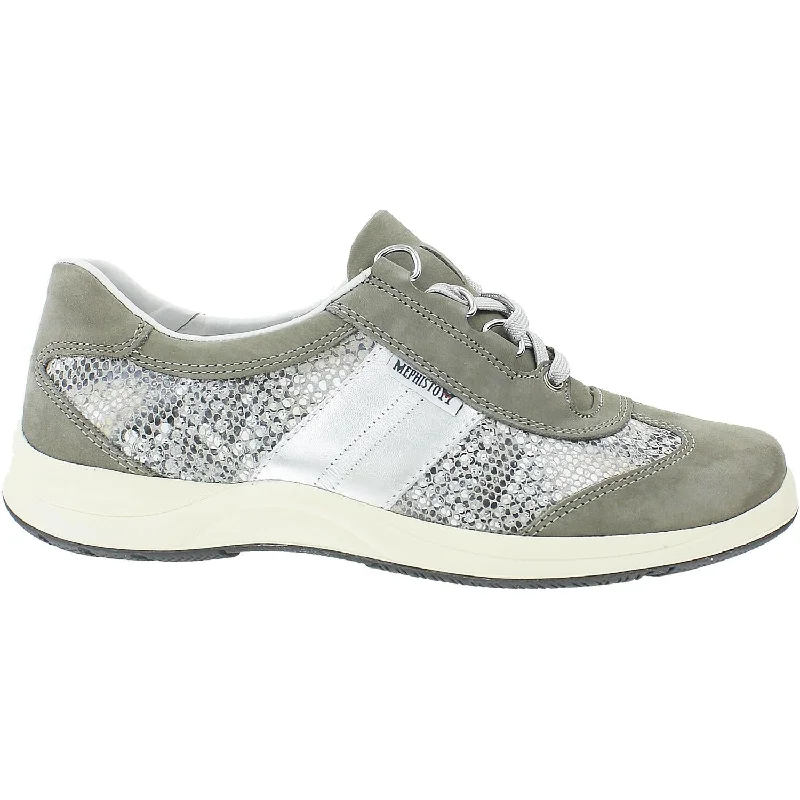 Women's Mephisto Laser Light Grey/Sand Boa/Nickel Nubuck