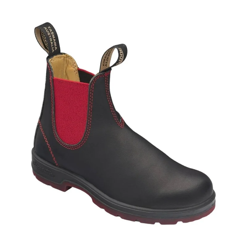 Blundstone Classic 550 Chelsea Boots - Black/Red