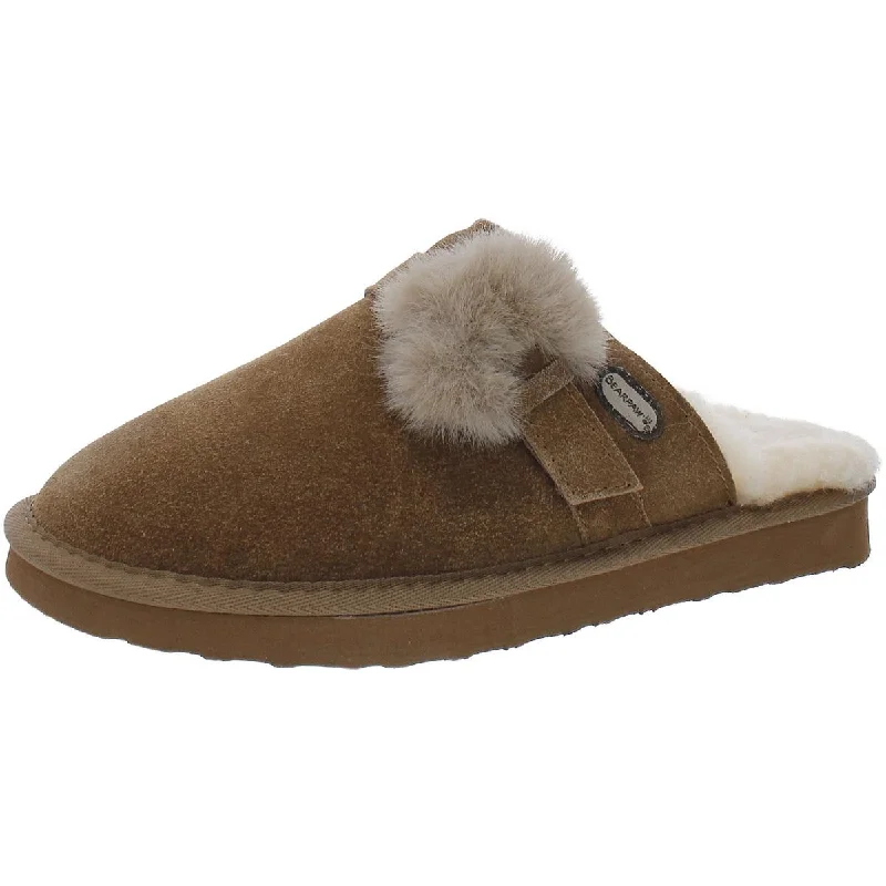 Bearpaw Womens Lina Suede Slide Slippers