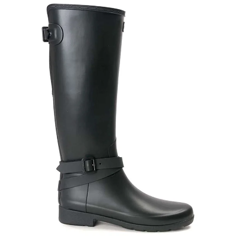 Refined Rubber Adjustable Women's Tall Wellington Boots