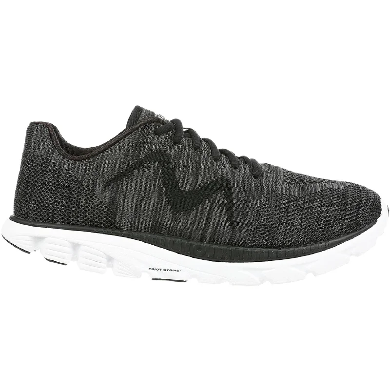 Women's MBT Speed Mix Running Shoe Black/Grey Mesh