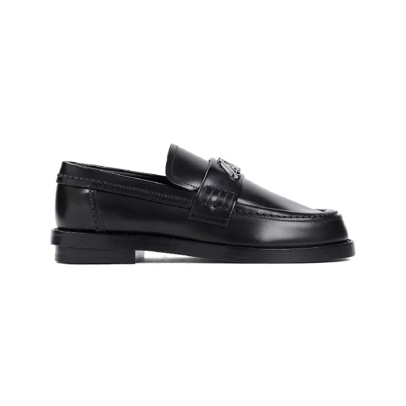 ALEXANDER MCQUEEN Women’s Leather Loafers with 2.5cm Heel