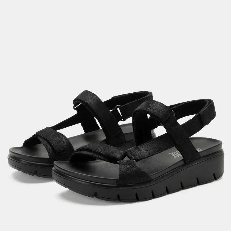 Henna They Call Me Mellow Black Sandal