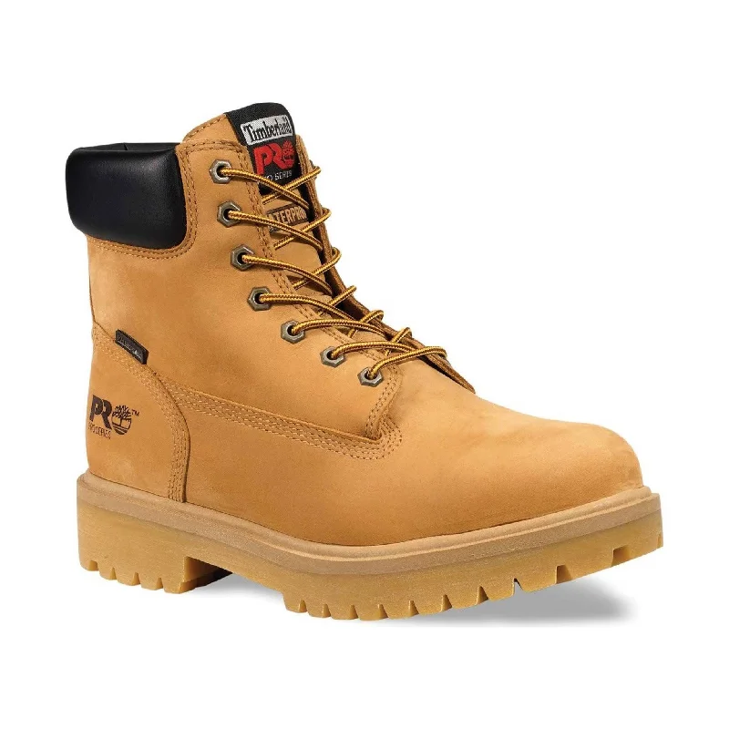 Timberland Pro Men's 6 Inch Direct Attach Waterproof Insulated Soft Toe Boot - Wheat