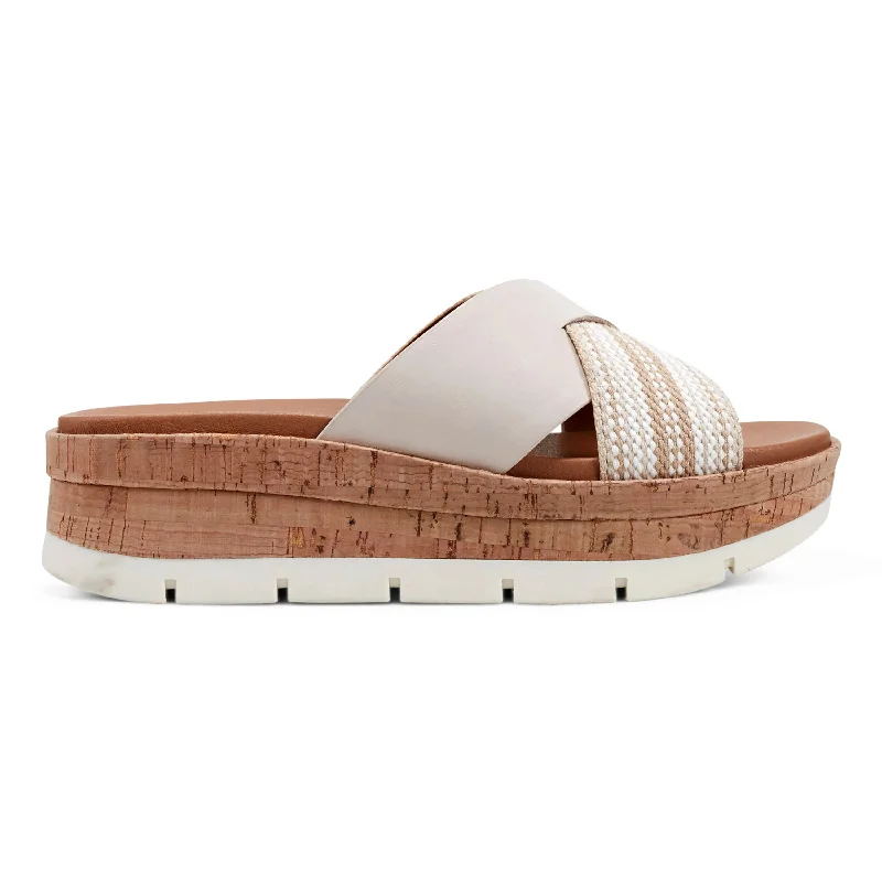 Finale Casual Slip-On Wedge Platform Sandals