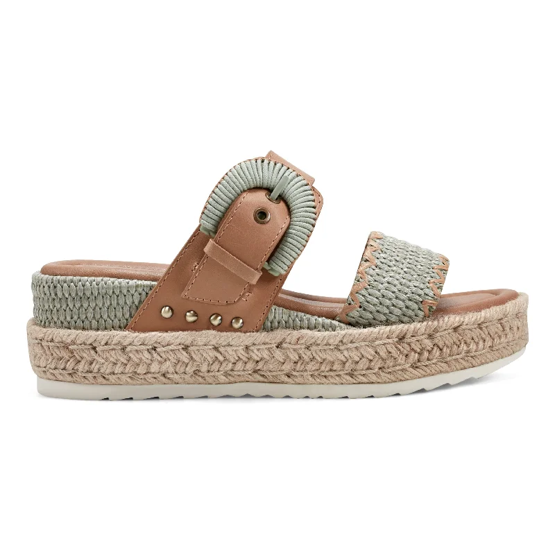 Colla Platform Wedge Slip-On Sandals