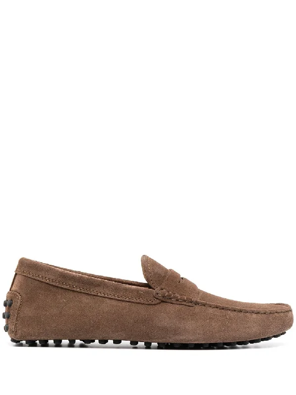 TOD'S Men's Suede Mini Driving Loafers