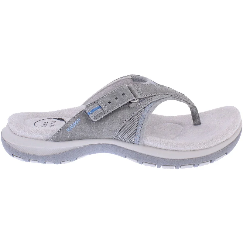 Free Spirit 41081 Juliet 2 Ladies Smoke Leather Arch Support Touch Fastening Sandals