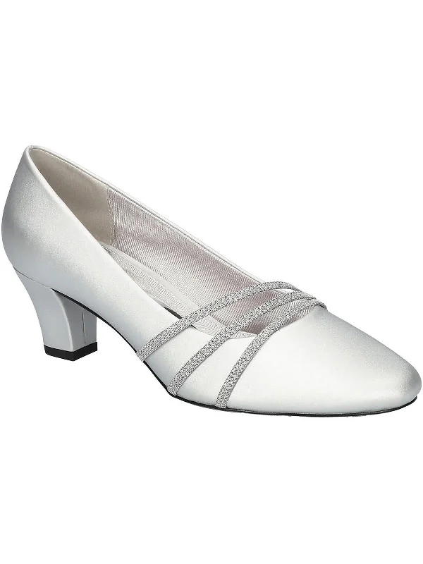 Cristiny Womens Satin Pumps