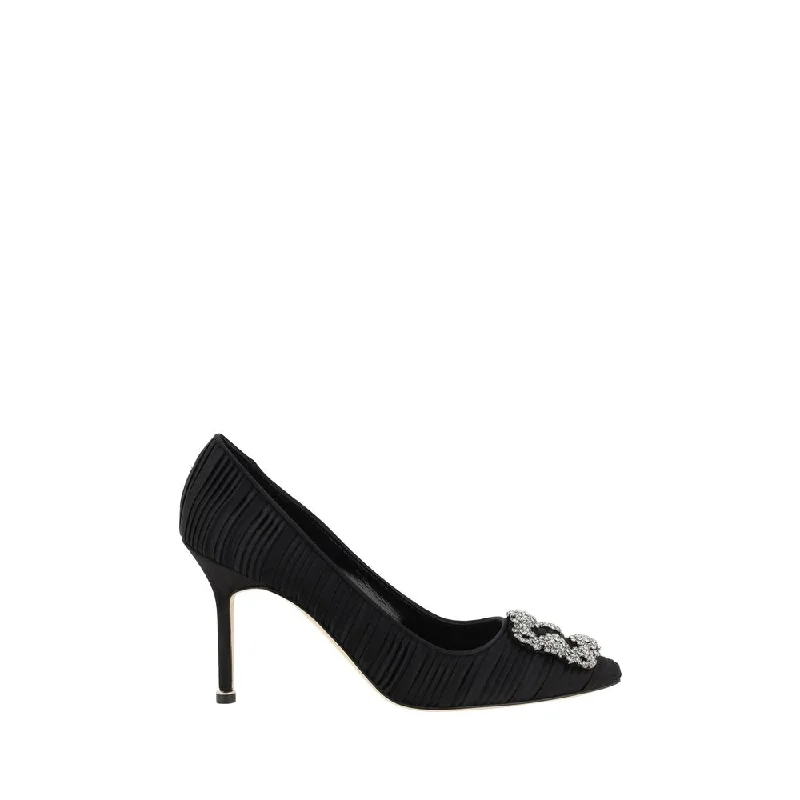 Manolo Blahnik Satin Hangisi Women's Pumps