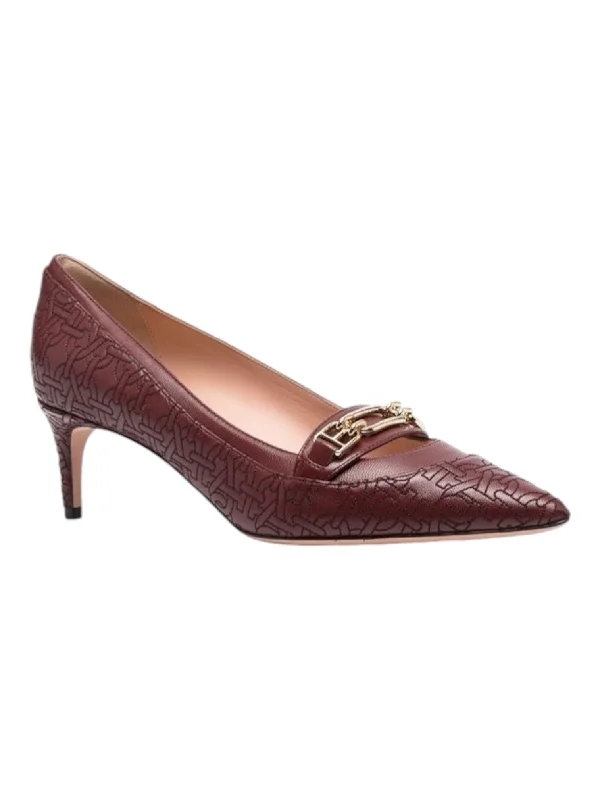 Bally Daika 6239464 Ladies Heritage Red Leather Pumps